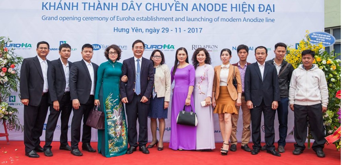 EUROHA TƯNG BỪNG KỶ NIỆM NGÀY THÀNH LẬP NHÀ MÁY – KHÁNH THÀNH DÂY CHUYỀN ANODE HIỆN ĐẠI