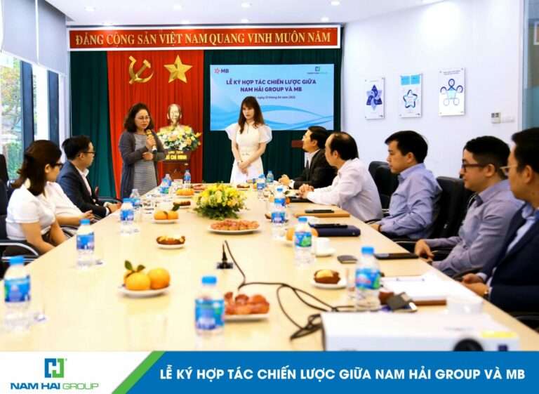 NAM HẢI GROUP KÝ HỢP TÁC CHIẾN LƯỢC VỚI NGÂN HÀNG QUÂN ĐỘI MB