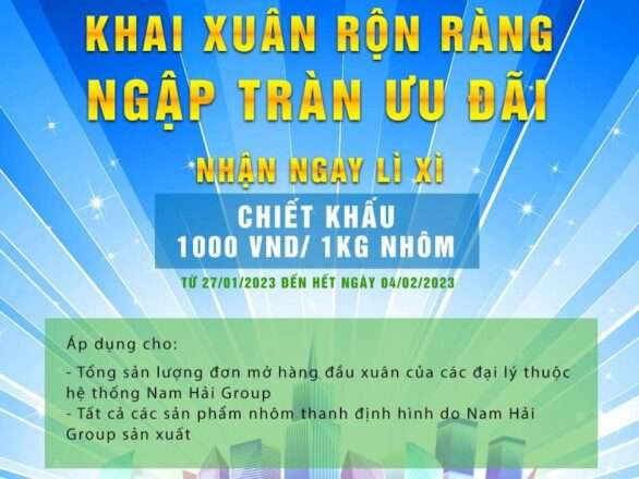 KHUYẾN MÃI ĐẦU NĂM: KHAI XUÂN RỘN RÀNG – NGẬP TRÀN ƯU ĐÃI