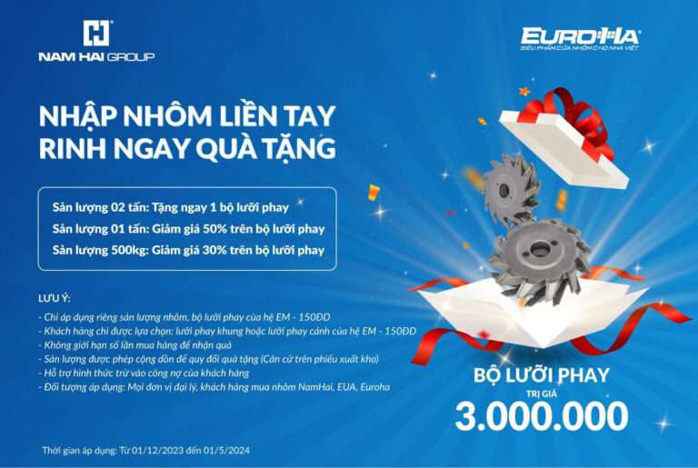 NHẬP NHÔM LIỀN TAY &#8211; RINH NGAY QUÀ TẶNG