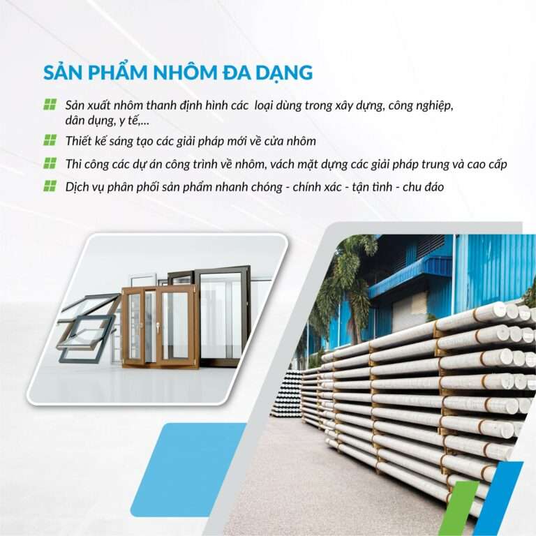 EuroHa &#8211; Nhà sản xuất nhôm thanh định hình hàng đầu Việt Nam