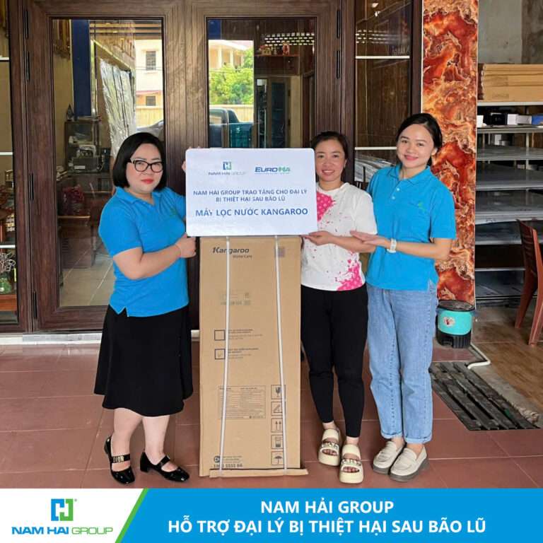 NAM HẢI GROUP ĐỒNG HÀNH CÙNG CÁC ĐẠI LÝ TÁI THIẾT CUỘC SỐNG SAU LŨ
