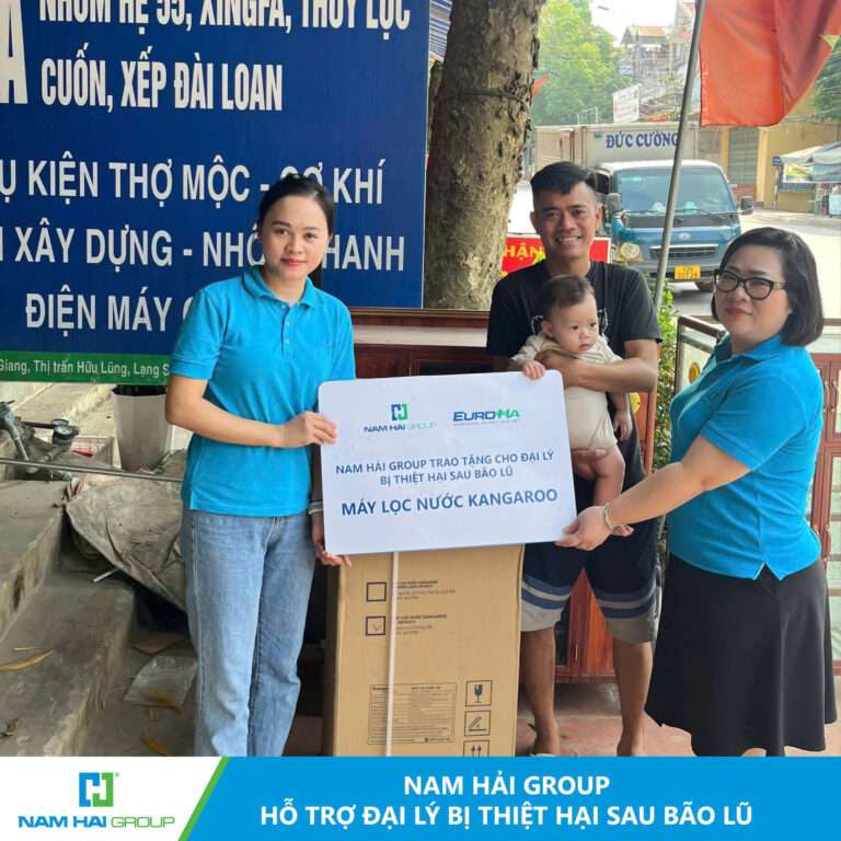 NAM HẢI GROUP ĐỒNG HÀNH CÙNG CÁC ĐẠI LÝ TÁI THIẾT CUỘC SỐNG SAU LŨ