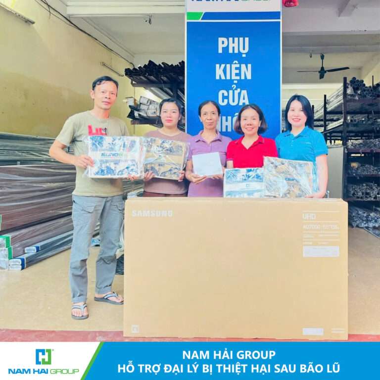 NAM HẢI GROUP ĐỒNG HÀNH CÙNG CÁC ĐẠI LÝ TÁI THIẾT CUỘC SỐNG SAU LŨ