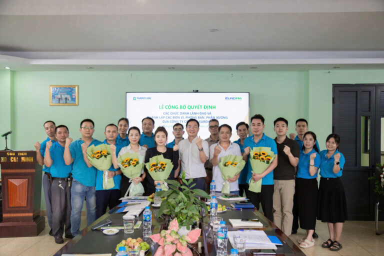 BỔ NHIỆM LOẠT LÃNH ĐẠO CẤP CAO, KIỆN TOÀN BỘ MÁY TẠI EUROHA HƯỚNG TỚI GIAI ĐOẠN PHÁT TRIỂN MỚI