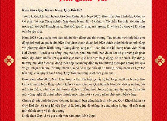 Thư chúc tết Bính Ngọ