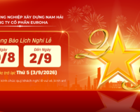 NAM HẢI GROUP THÔNG BÁO LỊCH NGHỈ LỄ QUỐC KHÁNH 2/9 NĂM 2026