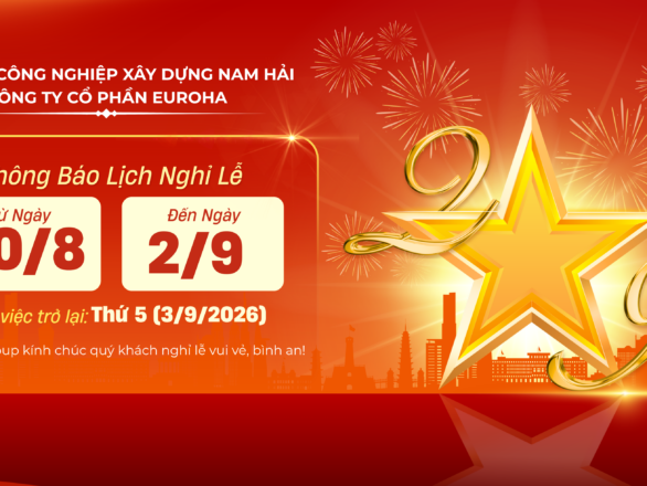NAM HẢI GROUP THÔNG BÁO LỊCH NGHỈ LỄ QUỐC KHÁNH 2/9 NĂM 2026